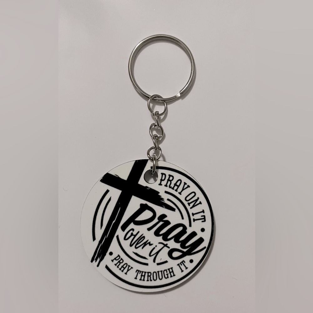 Sublimation, round keychain